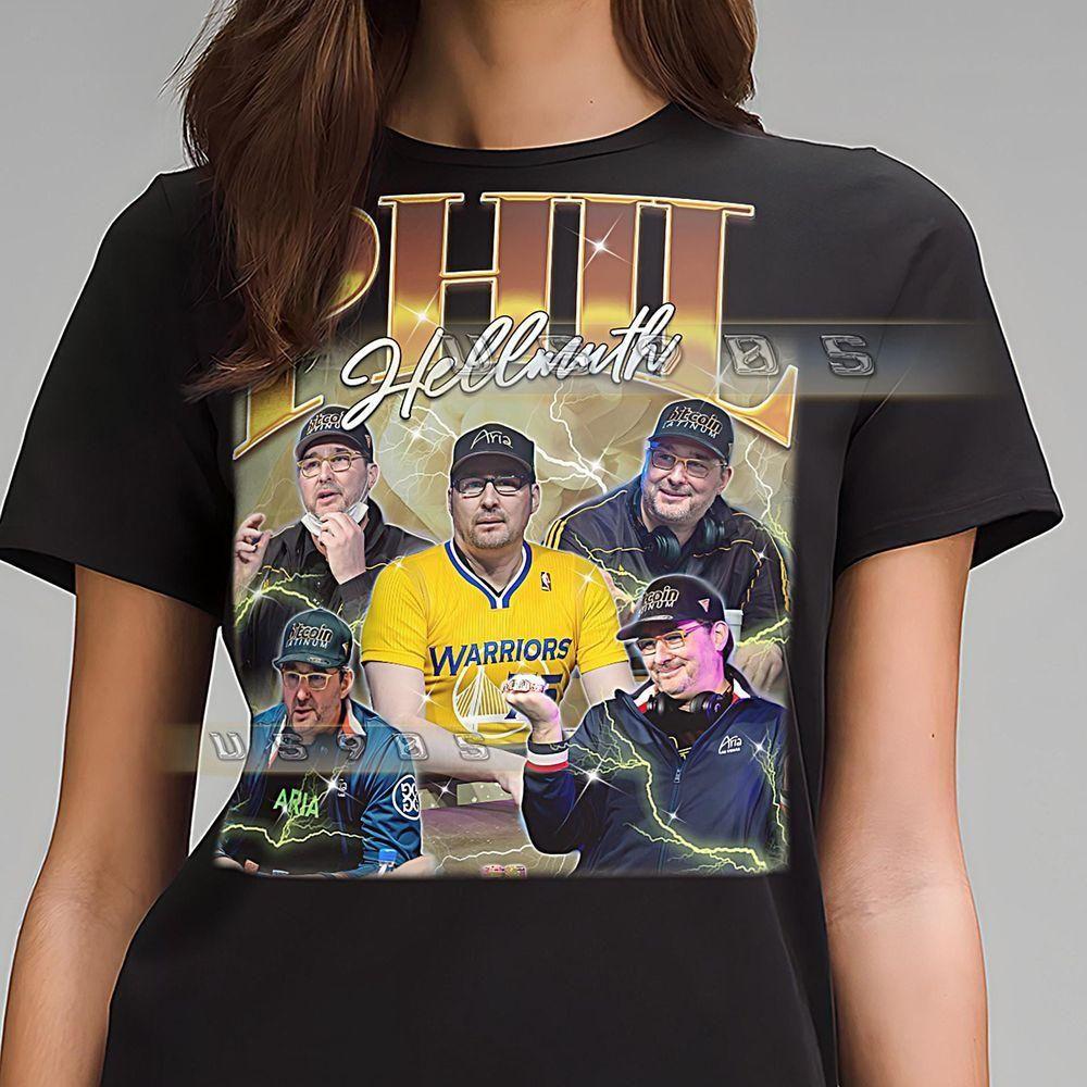 Phil Hellmuth 4 Vuitino Shirt